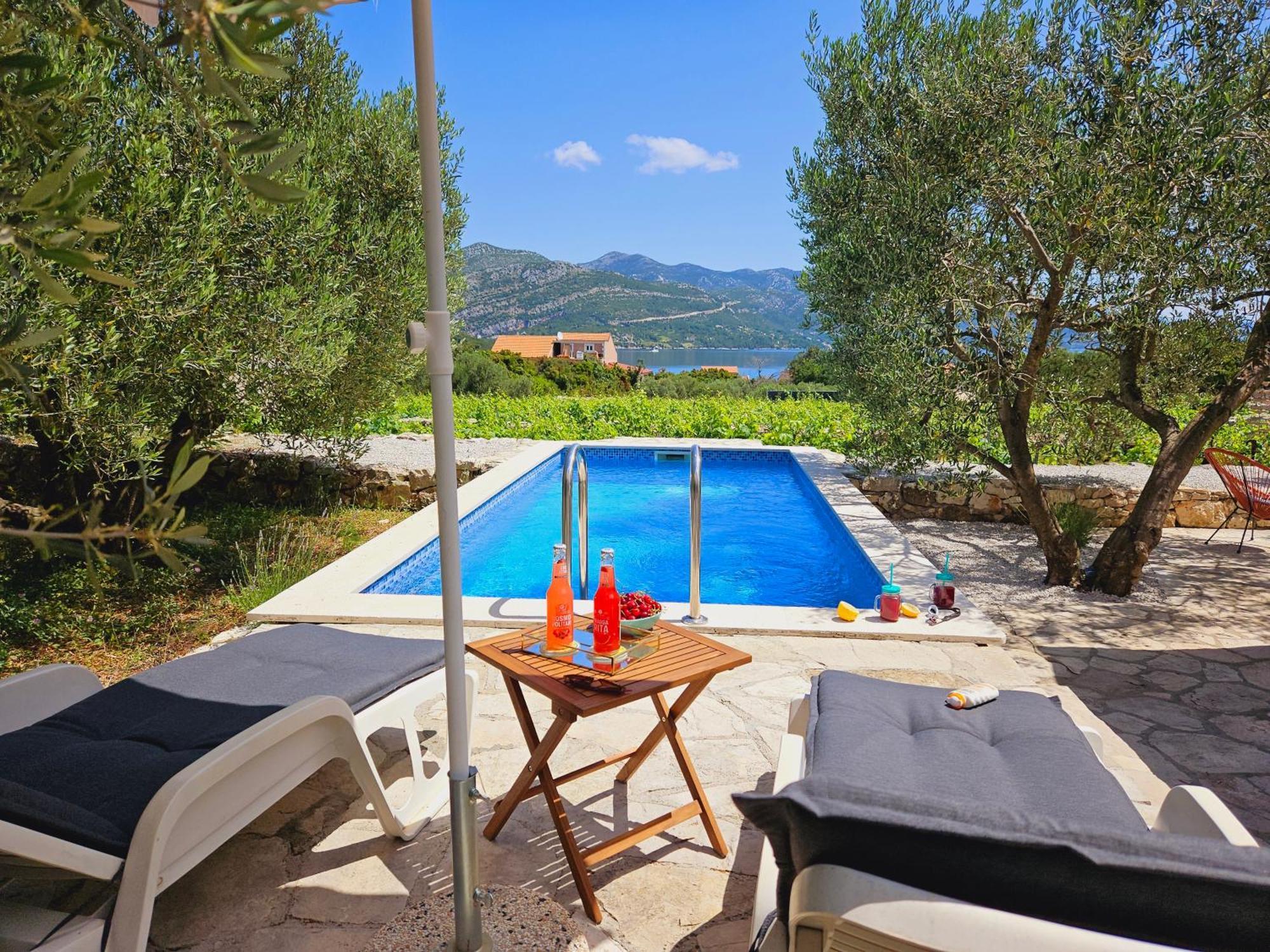 Vineyard House & Olive Grove House Vila Račišće Exterior foto