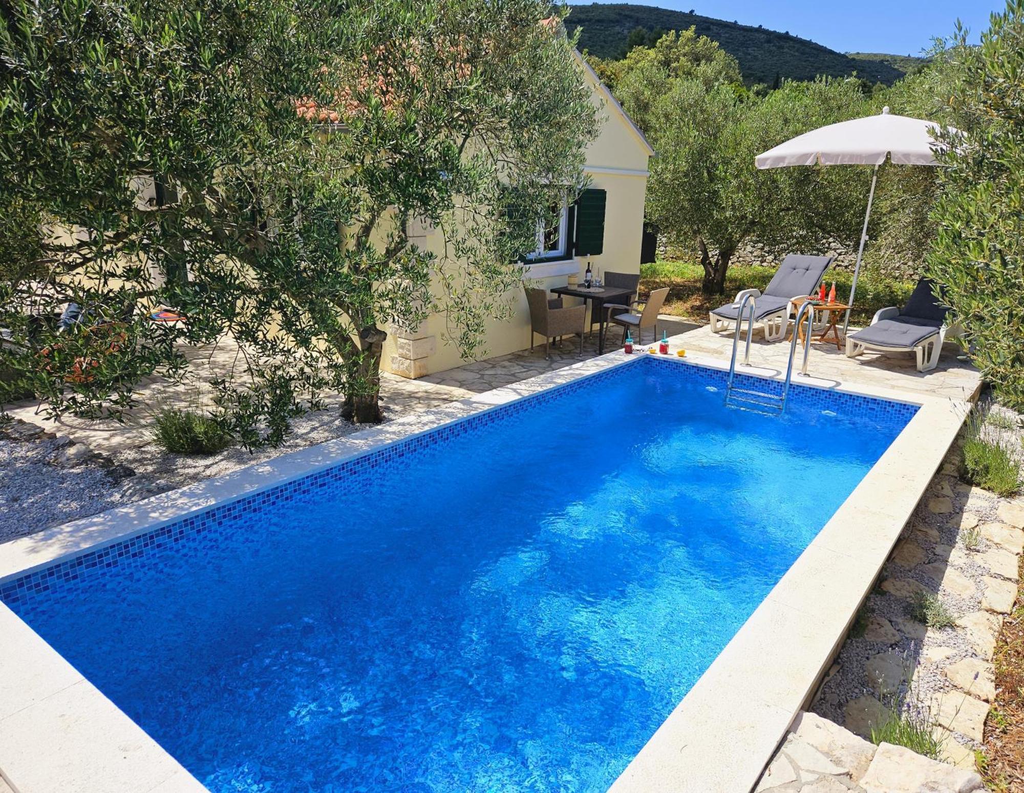 Vineyard House & Olive Grove House Vila Račišće Exterior foto